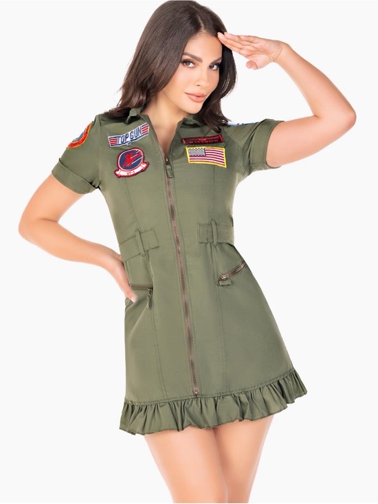 Leg Avenue Dresses & Skirts - 🇺🇸🫡Women’s Top Gun Costume Flight Dress Leg Avenue